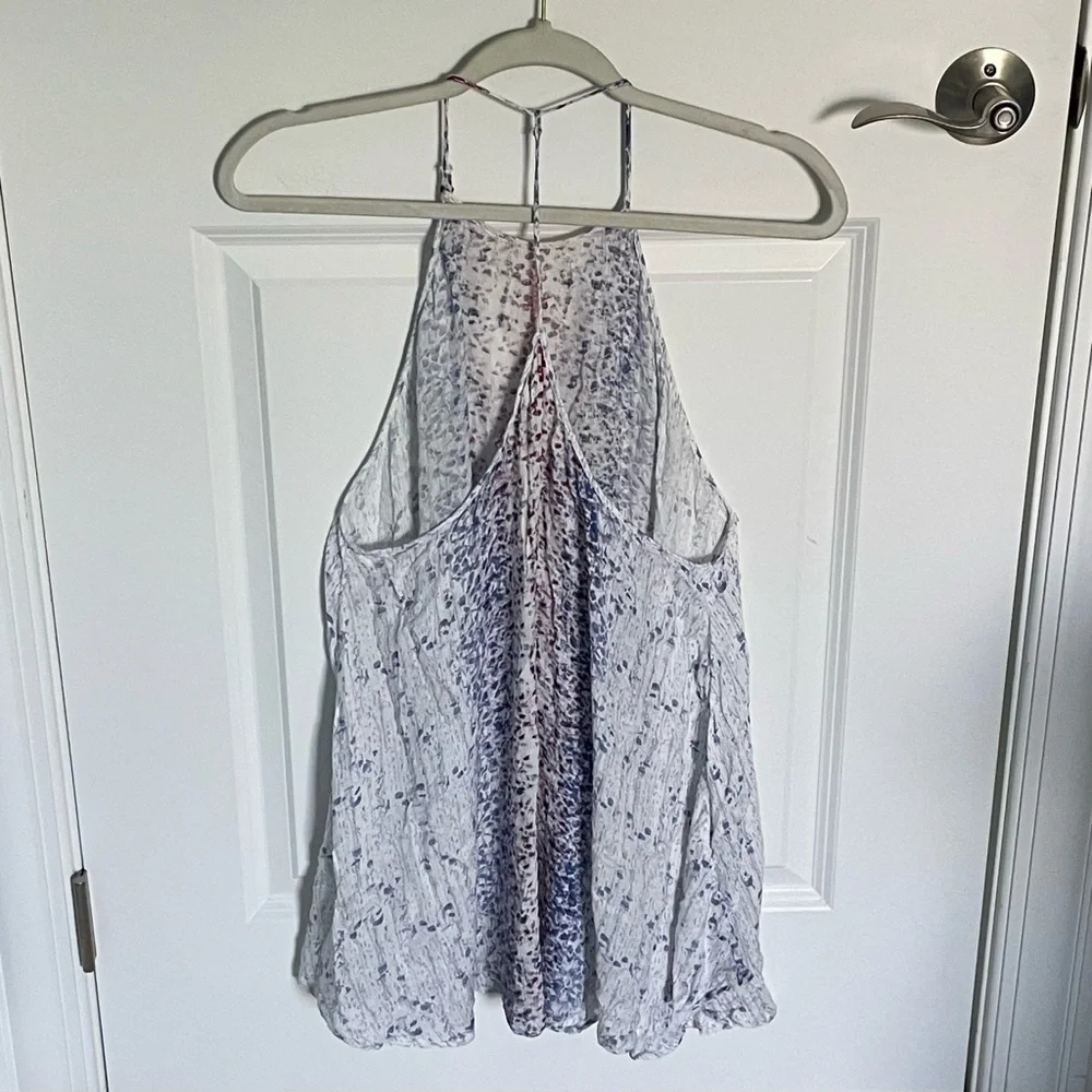 Free People Intimately Blue Red White All Wrapped Up Tank Dress Top 47068